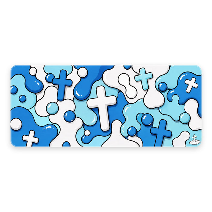 Blue Splash Mousepad