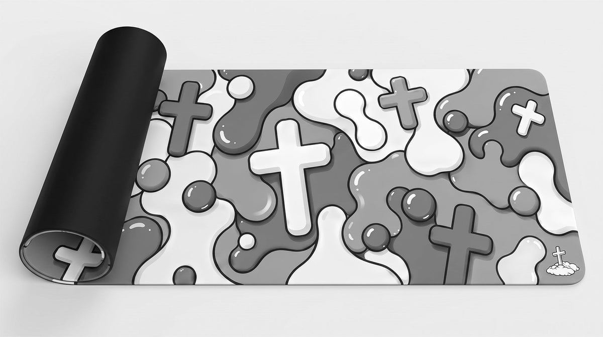 White Splash Mousepad - Elevate Culture