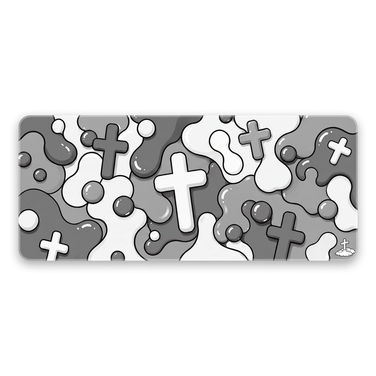White Splash Mousepad - Elevate Culture