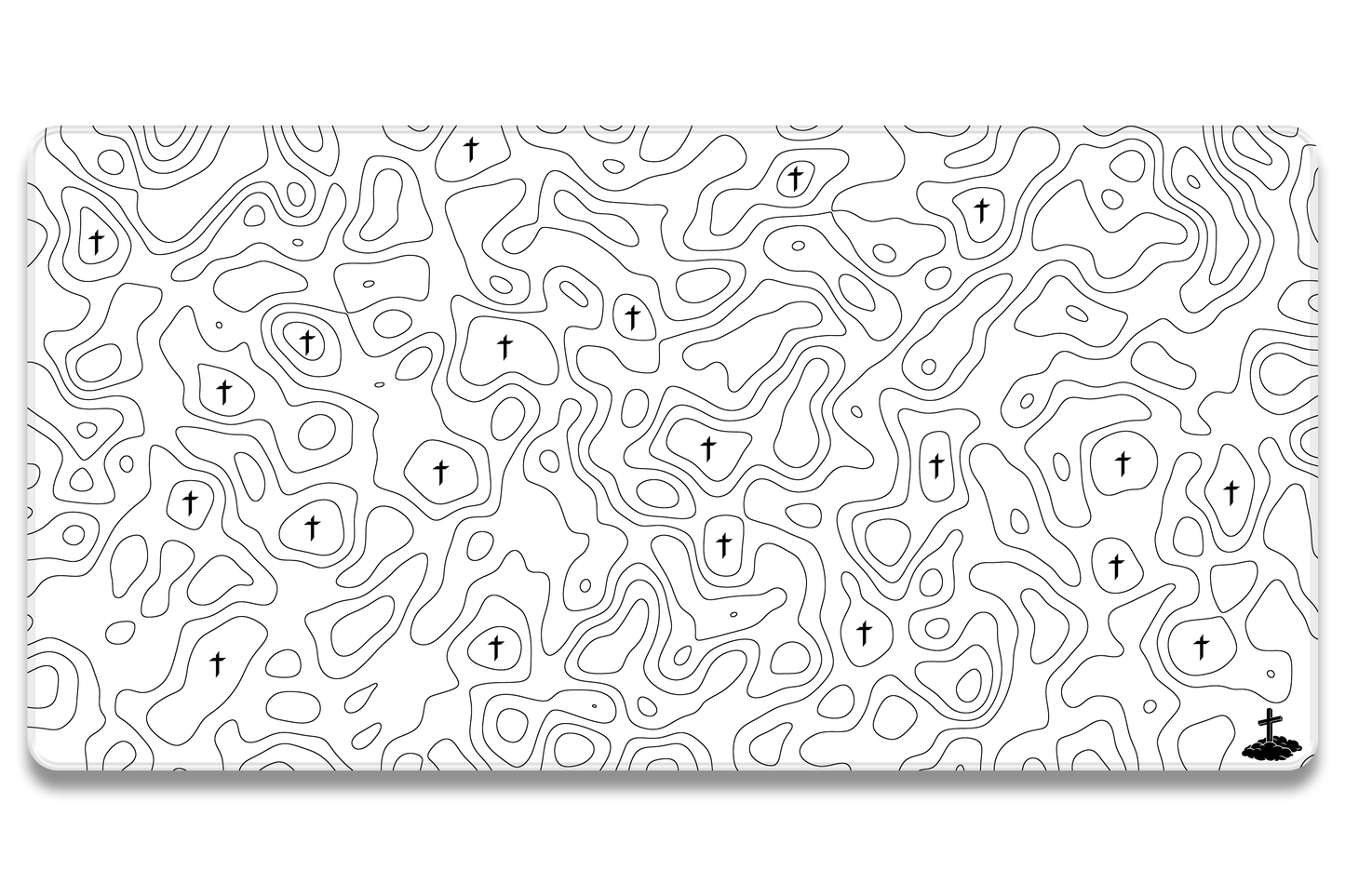 Topo Snow Mousepad