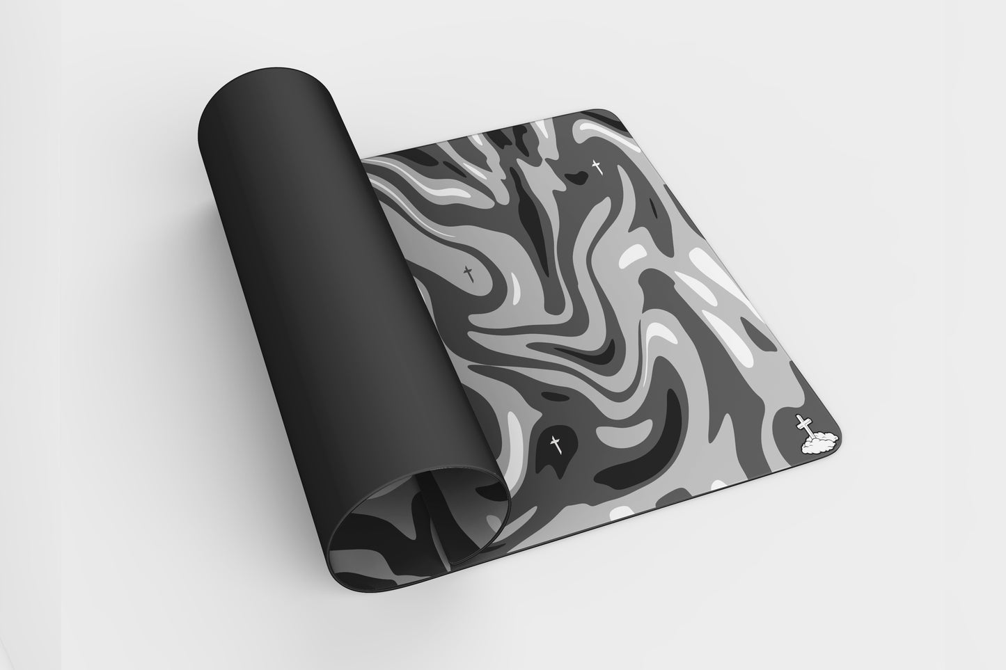 Black Liquid Mousepad