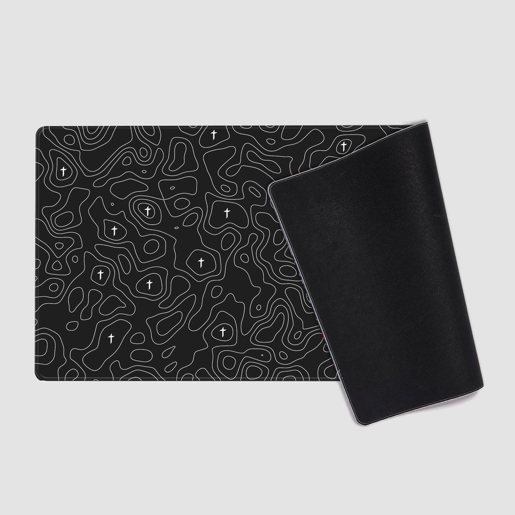 Topo Black Mousepad