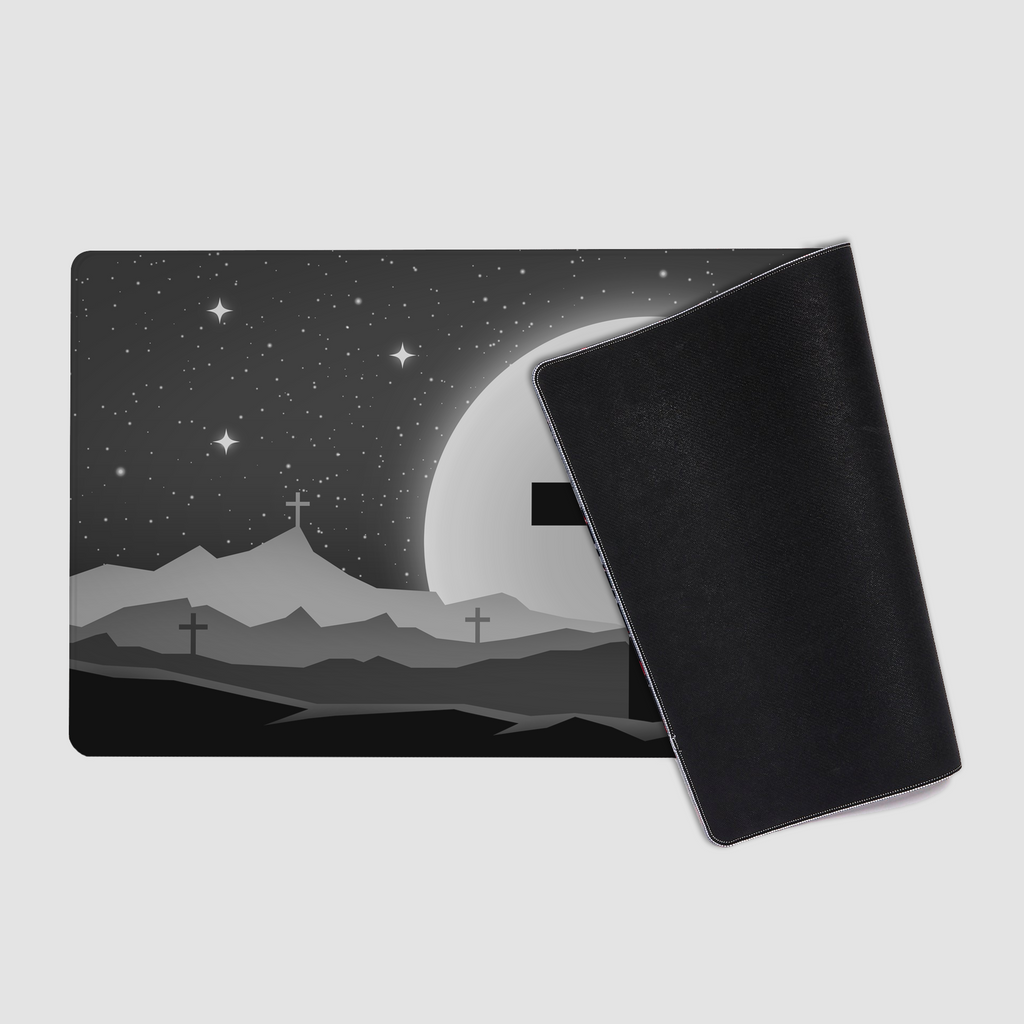 Cross Black Mousepad