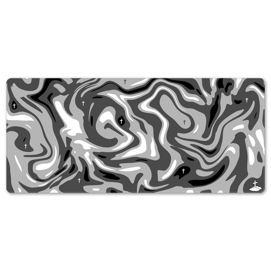 Black Liquid Mousepad