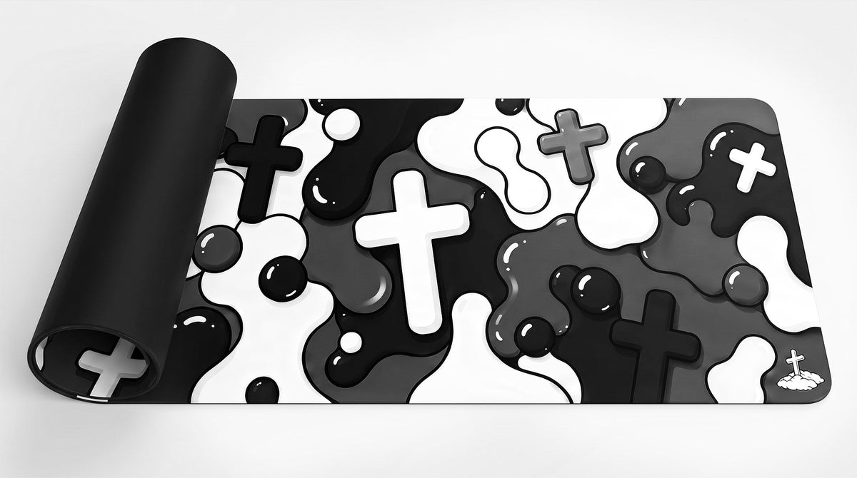 Black Splash Mousepad - Elevate Culture