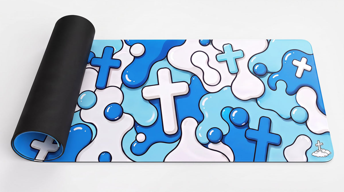Blue Splash Mousepad - Elevate Culture
