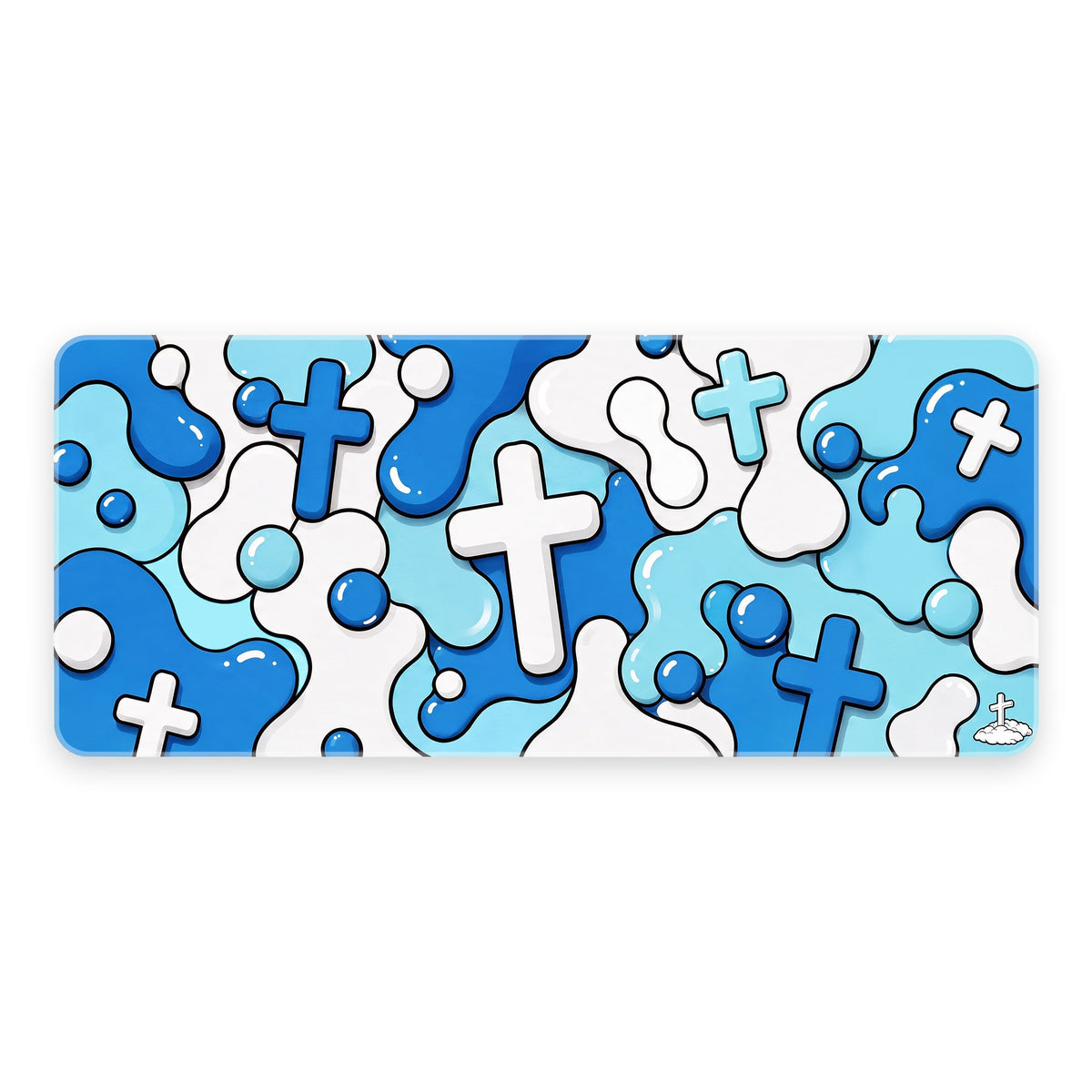 Blue Splash Mousepad - Elevate Culture