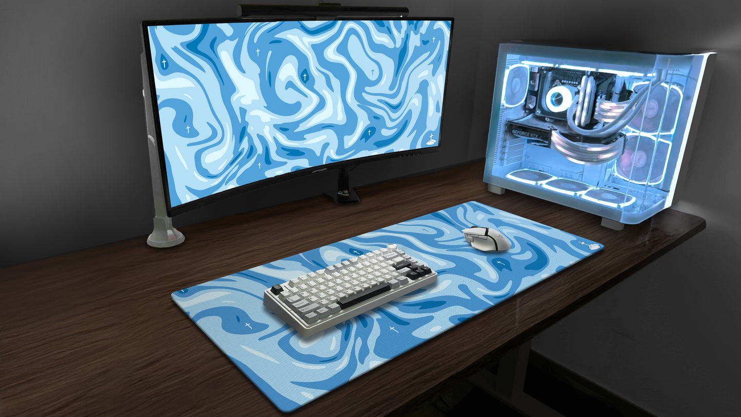 Liquid Blue Mousepad
