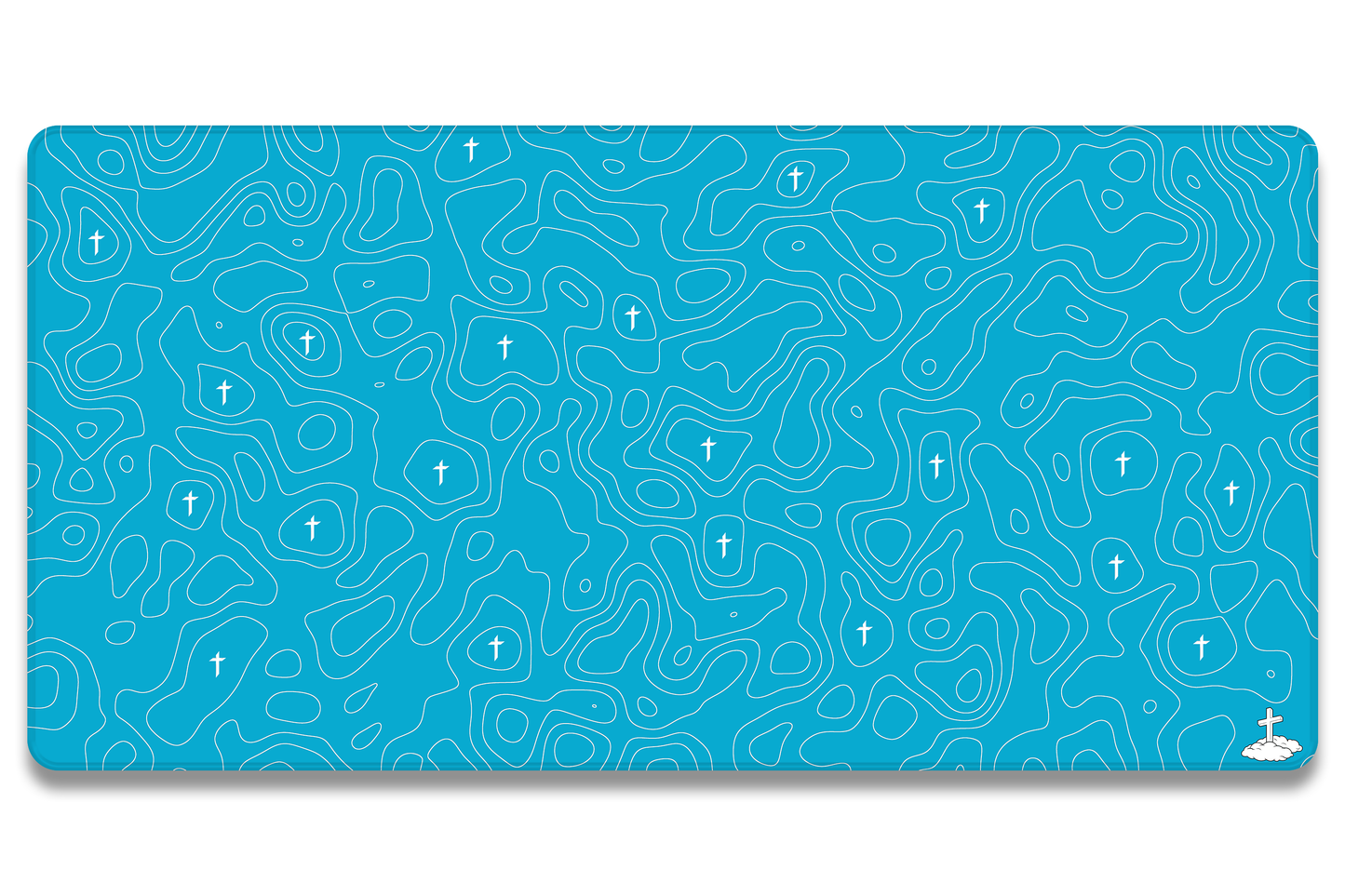 Topo Blue Mousepad