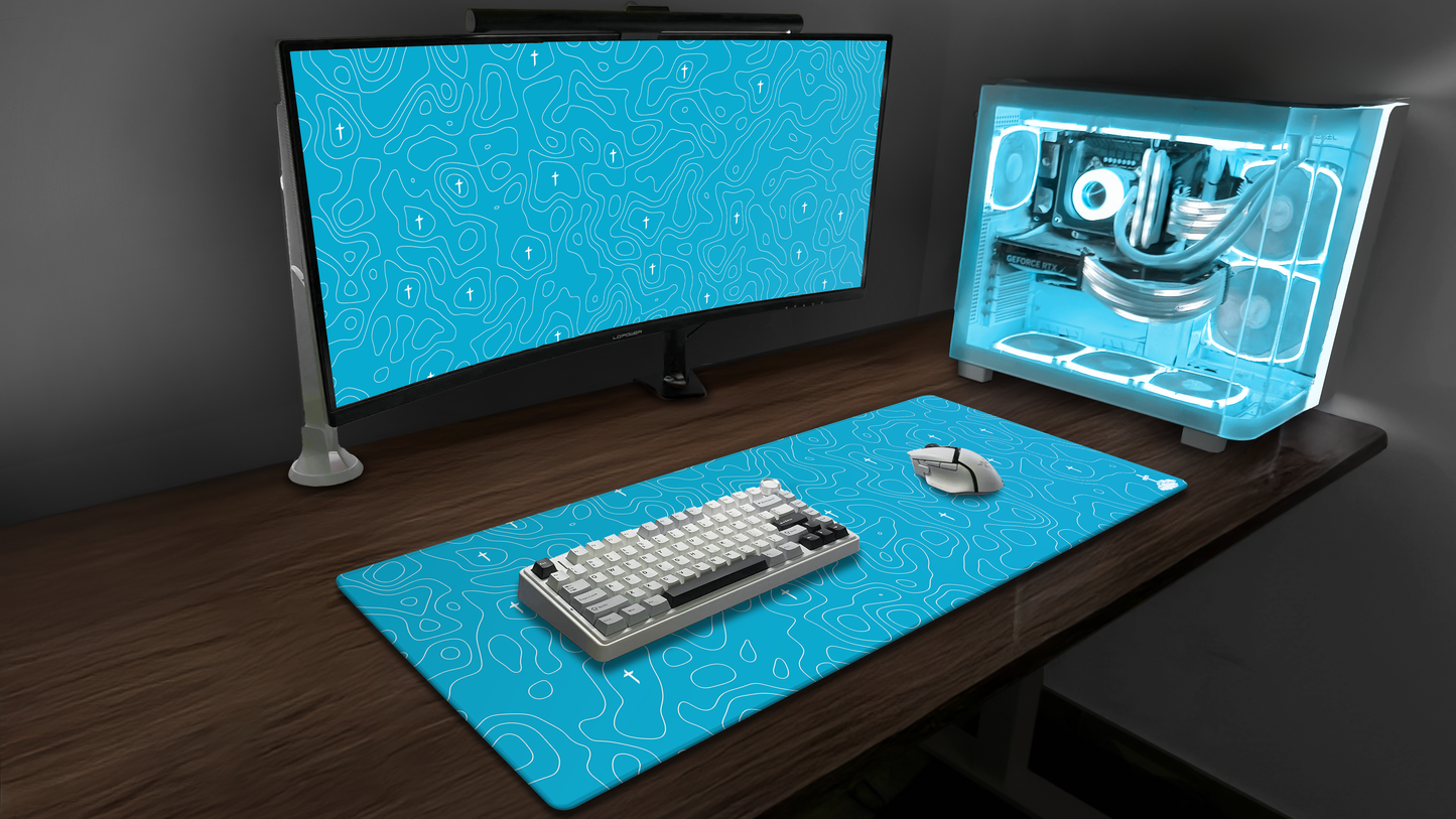 Topo Blue Mousepad