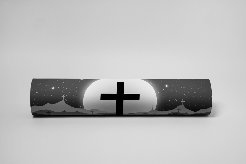 Cross Black Mousepad - Elevate Culture