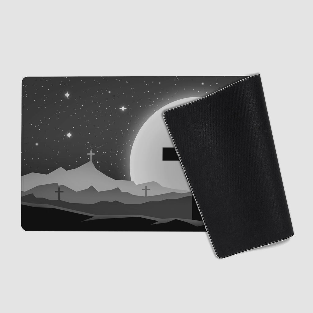 Cross Black Mousepad - Elevate Culture