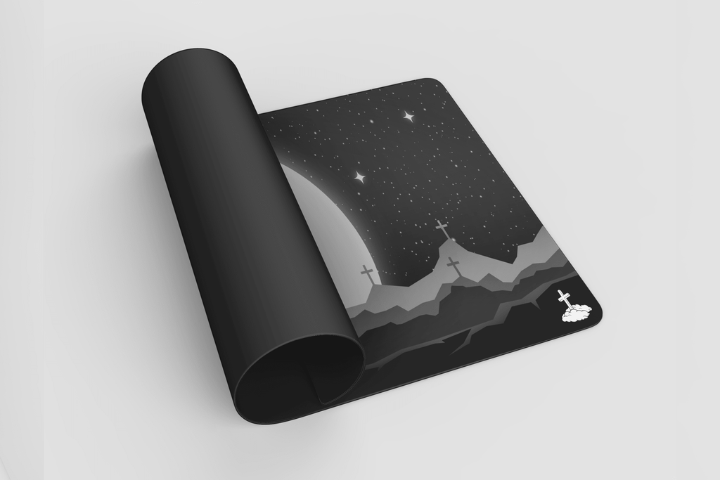 Cross Black Mousepad - Elevate Culture