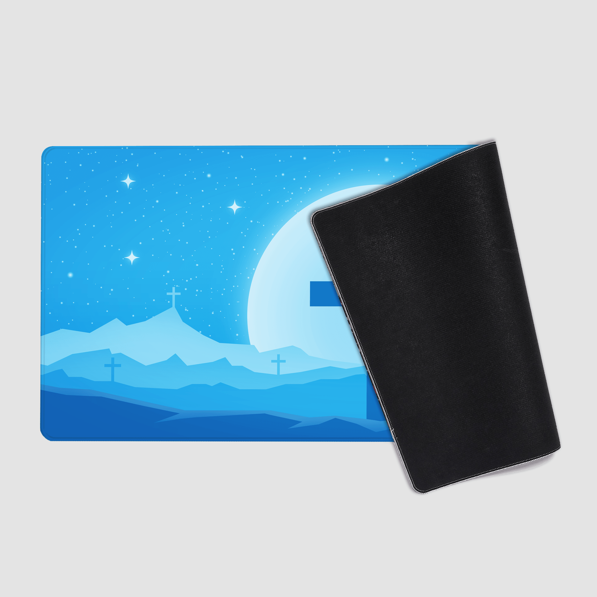 Cross Blue Mousepad - Elevate Culture