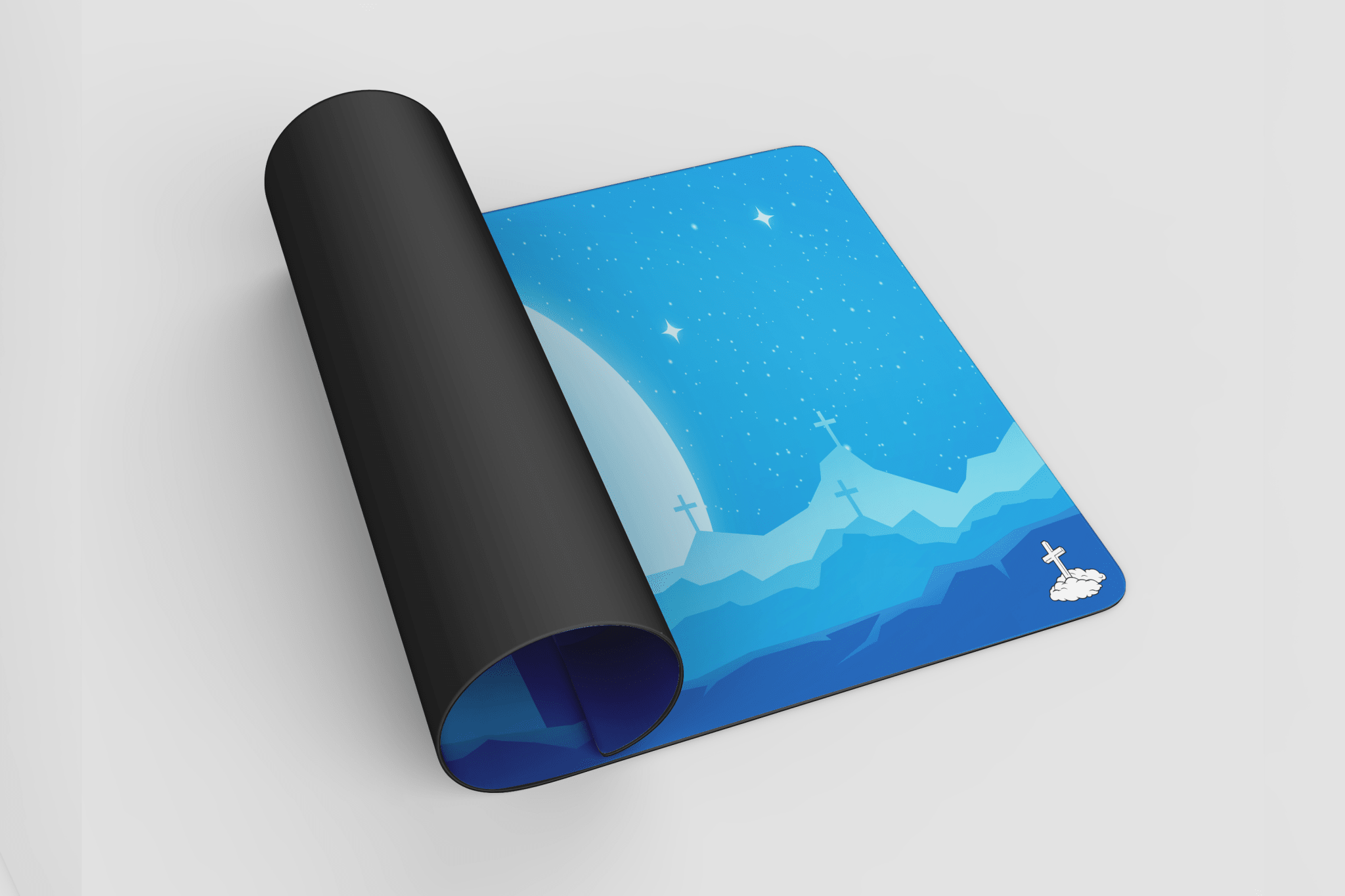 Cross Blue Mousepad - Elevate Culture