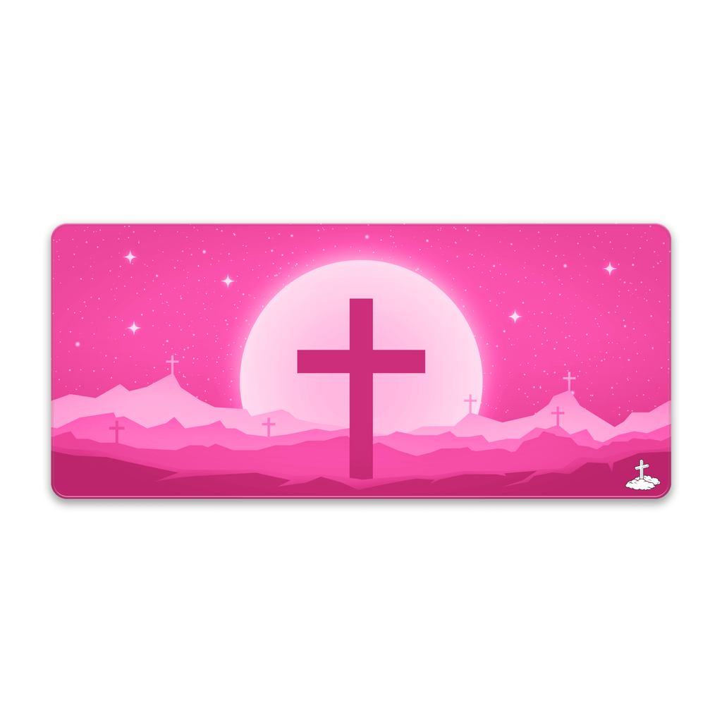 Cross Pink Mousepad - Elevate Culture