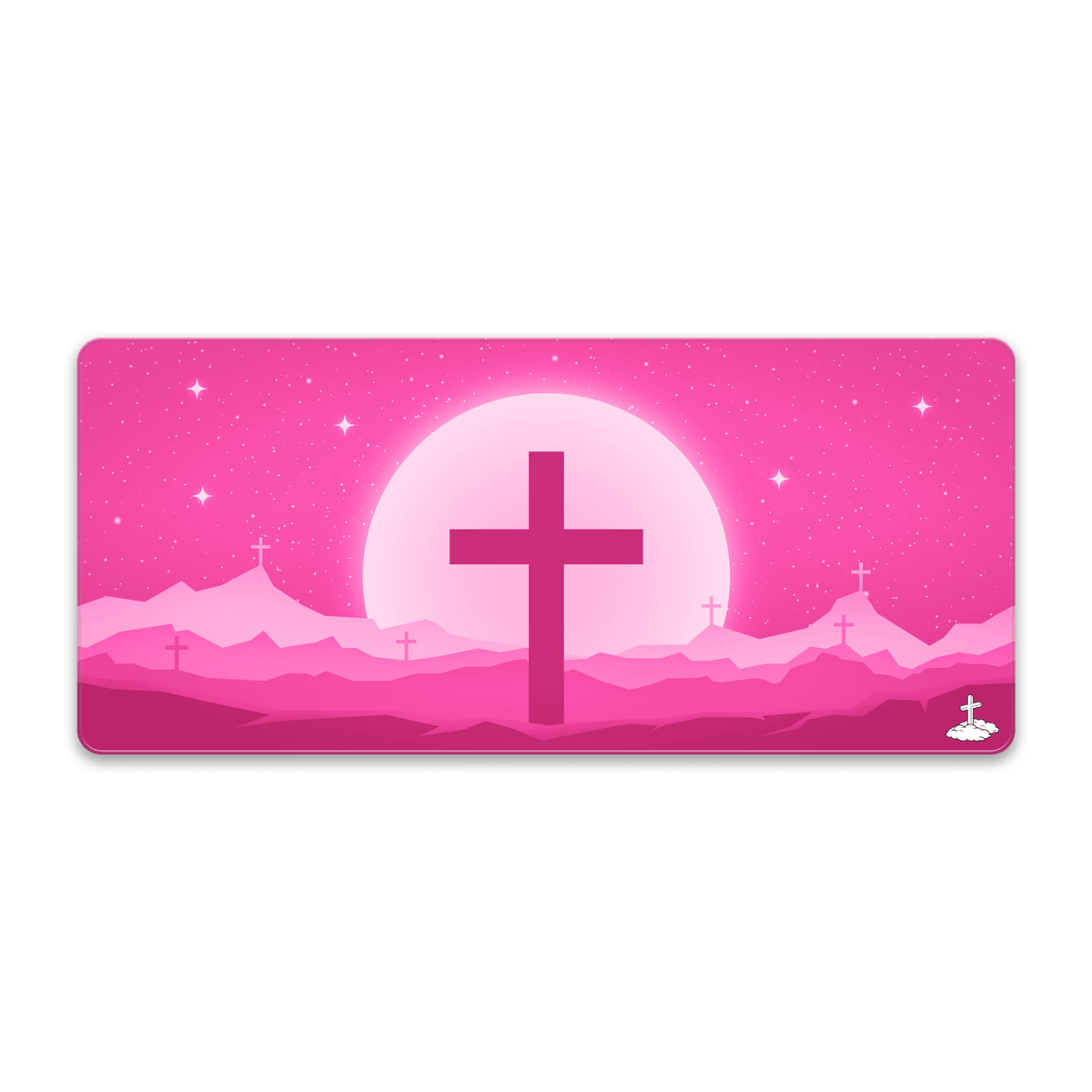 Cross Pink Mousepad - Elevate Culture