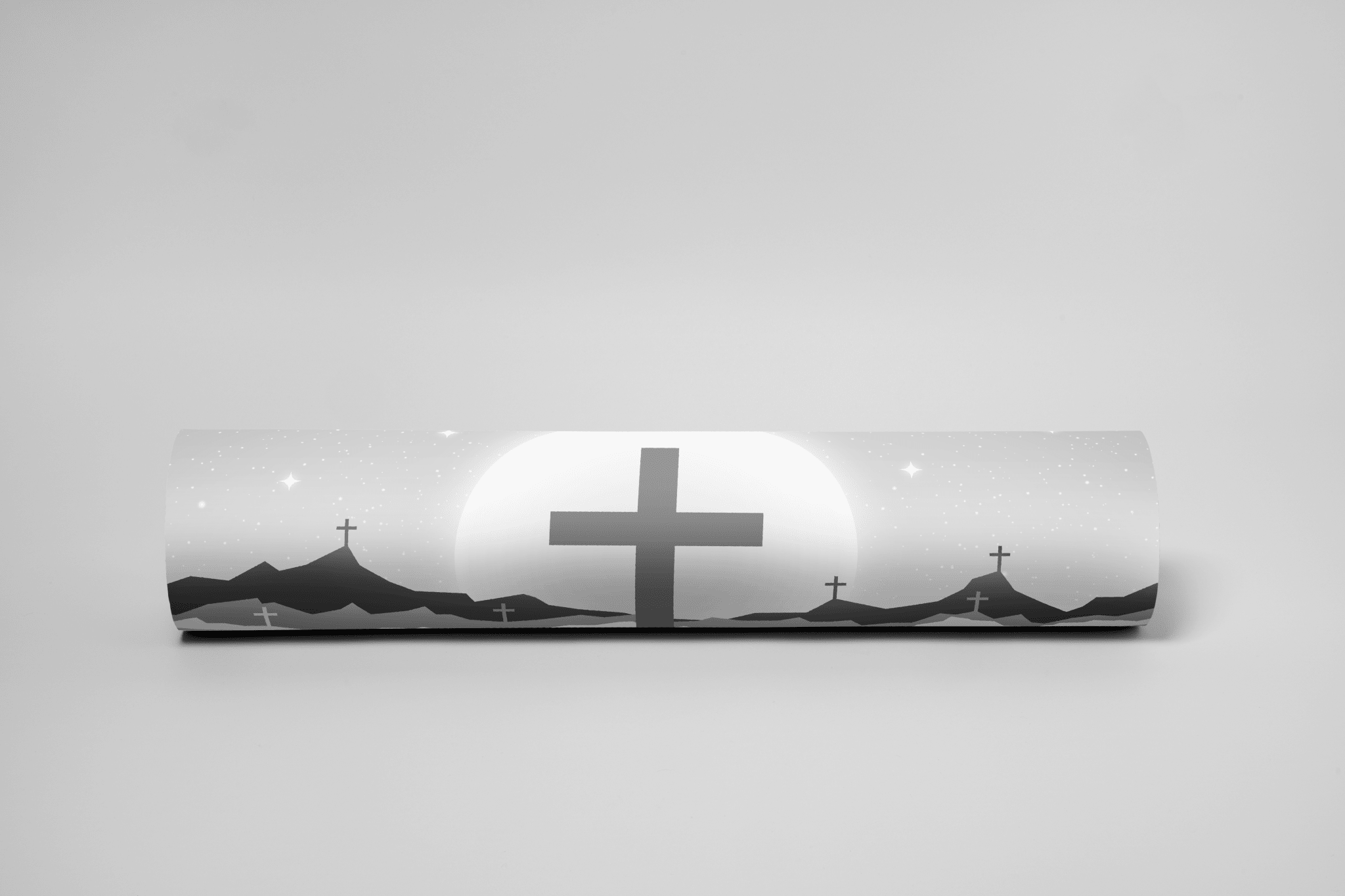 Cross White Mousepad - Elevate Culture