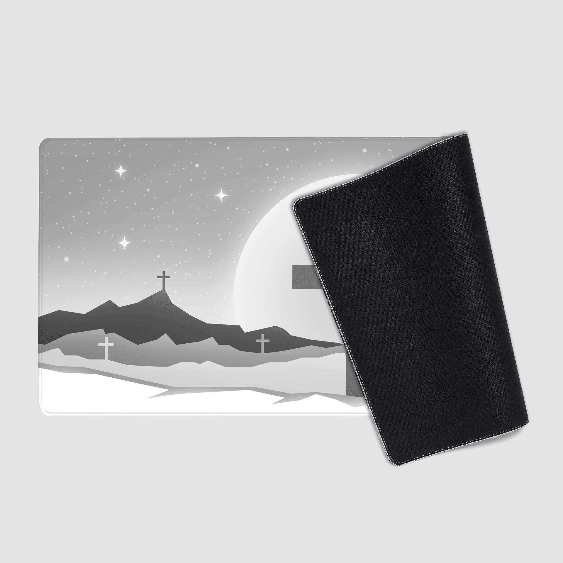 Cross White Mousepad - Elevate Culture