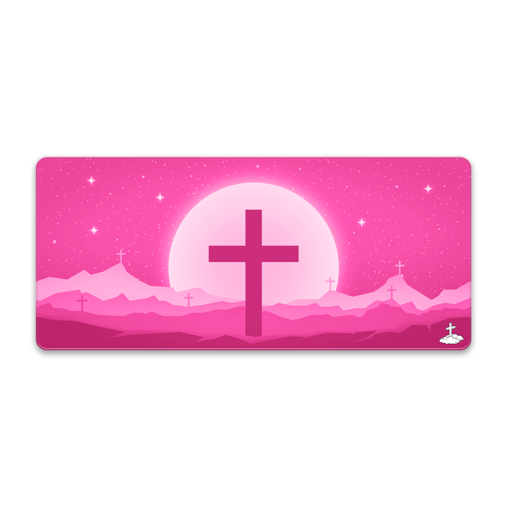 Cross Pink Mousepad