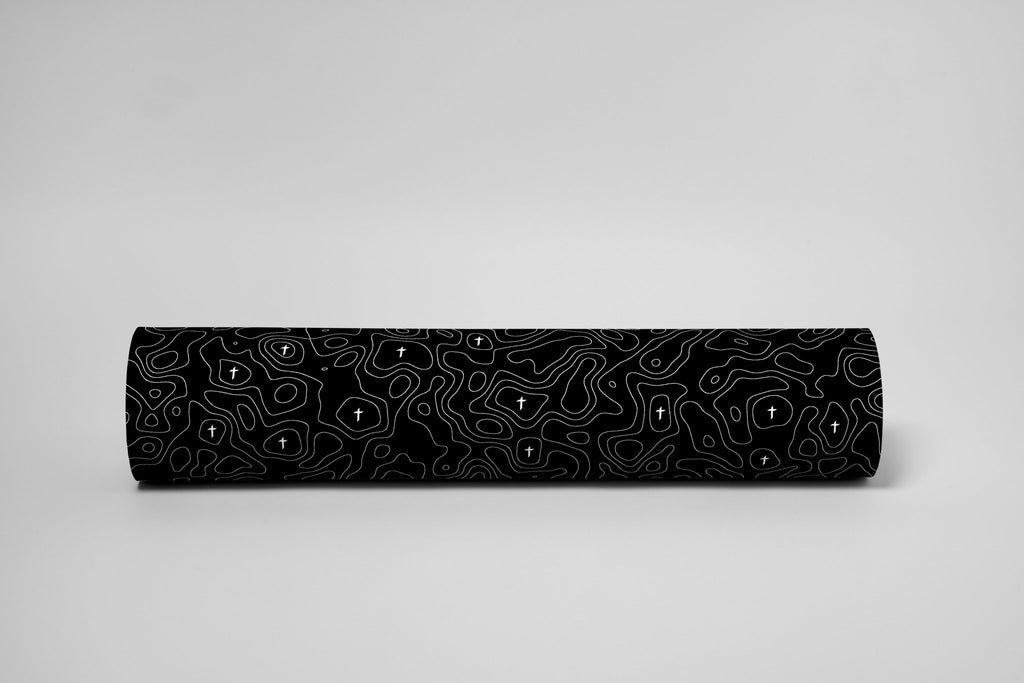 Topo Black Mousepad - Elevate Culture