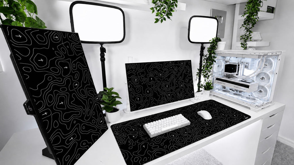 Topo Black Mousepad - Elevate Culture