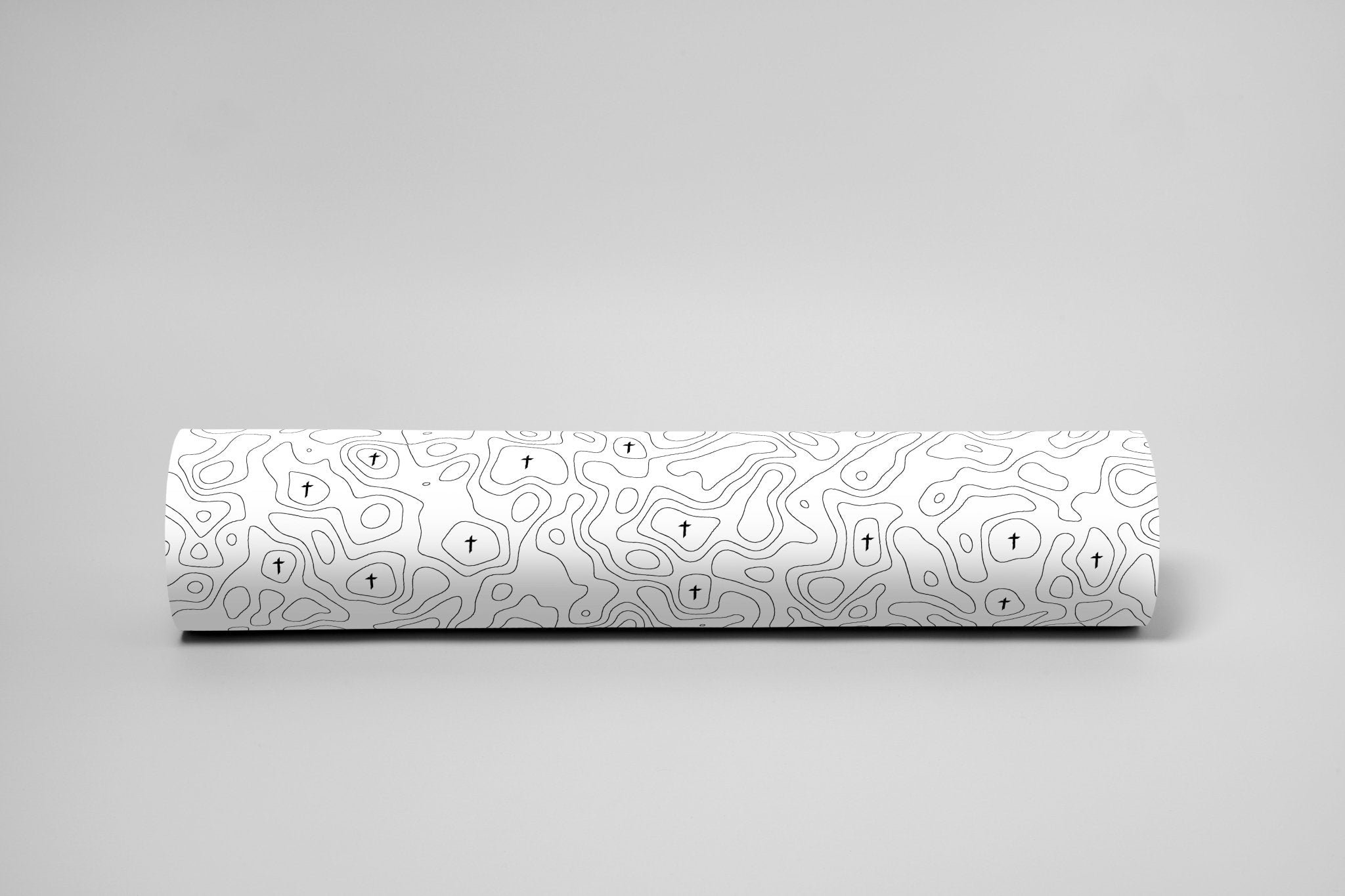 White Topo Mousepad - Elevate Culture