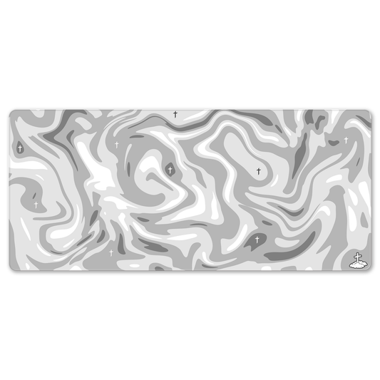 Liquid White Mousepad
