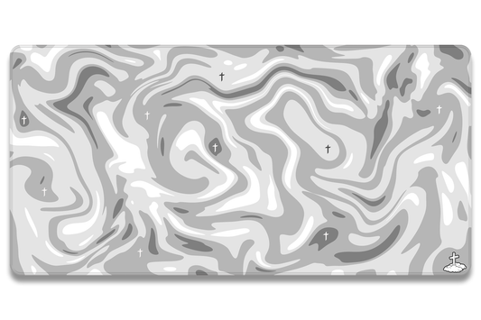 Liquid White Mousepad